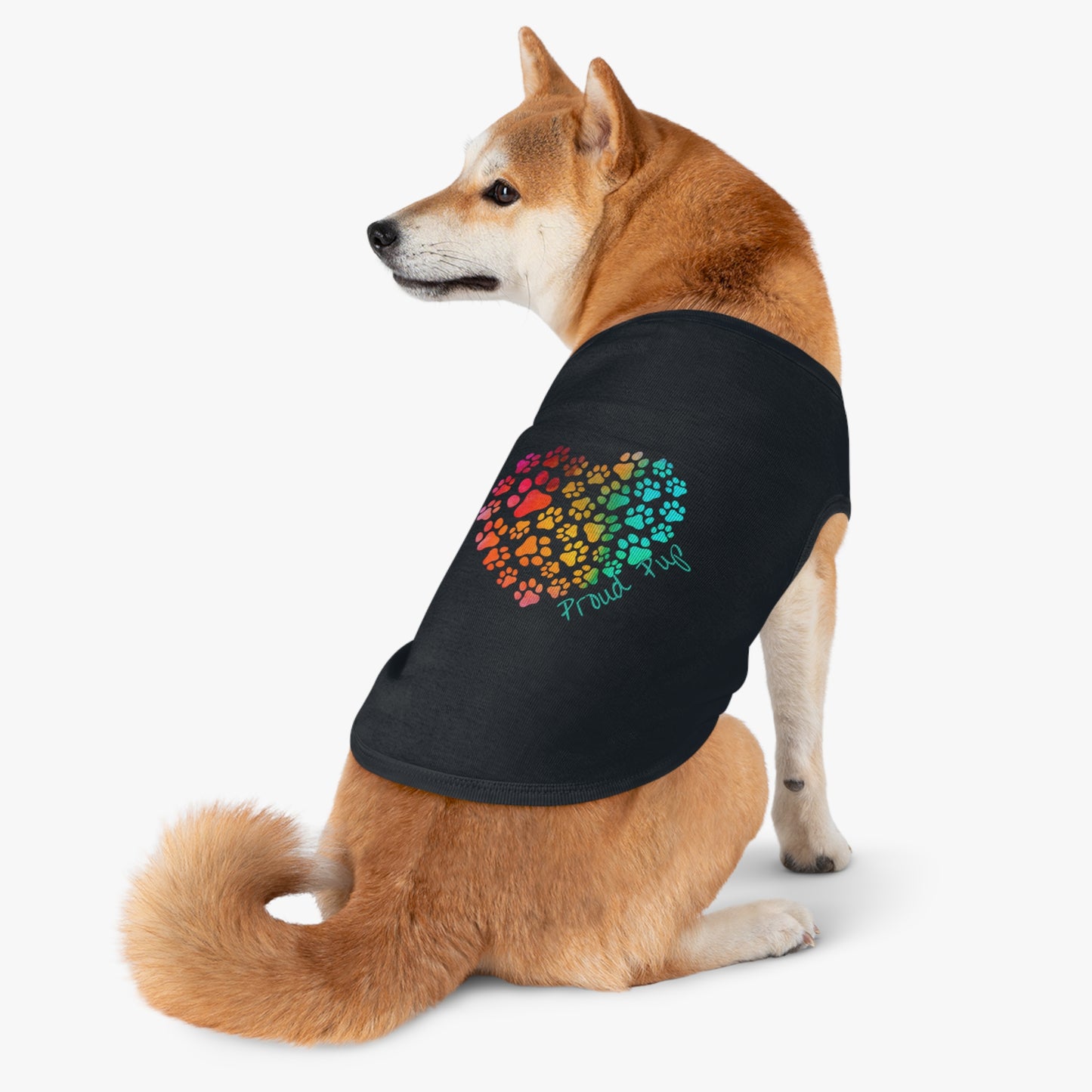 Proud Pup Pawprint Heart Tank Top (Free Shipping!)