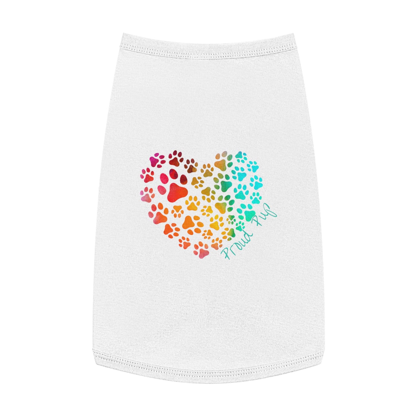 Proud Pup Pawprint Heart Tank Top (Free Shipping!)