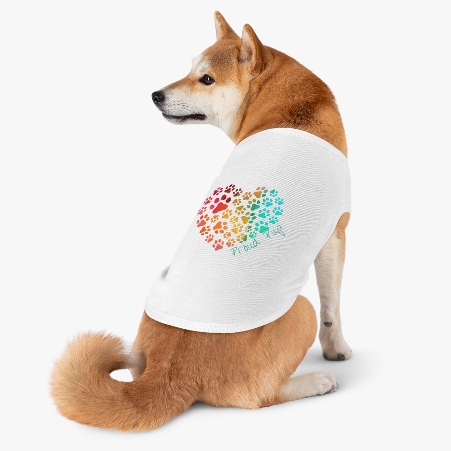 Proud Pup Pawprint Heart Tank Top (Free Shipping!)