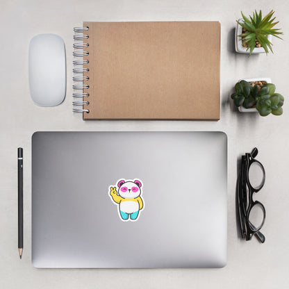 Peaceful Pan Panda Vinyl Sticker (Free Shipping!)