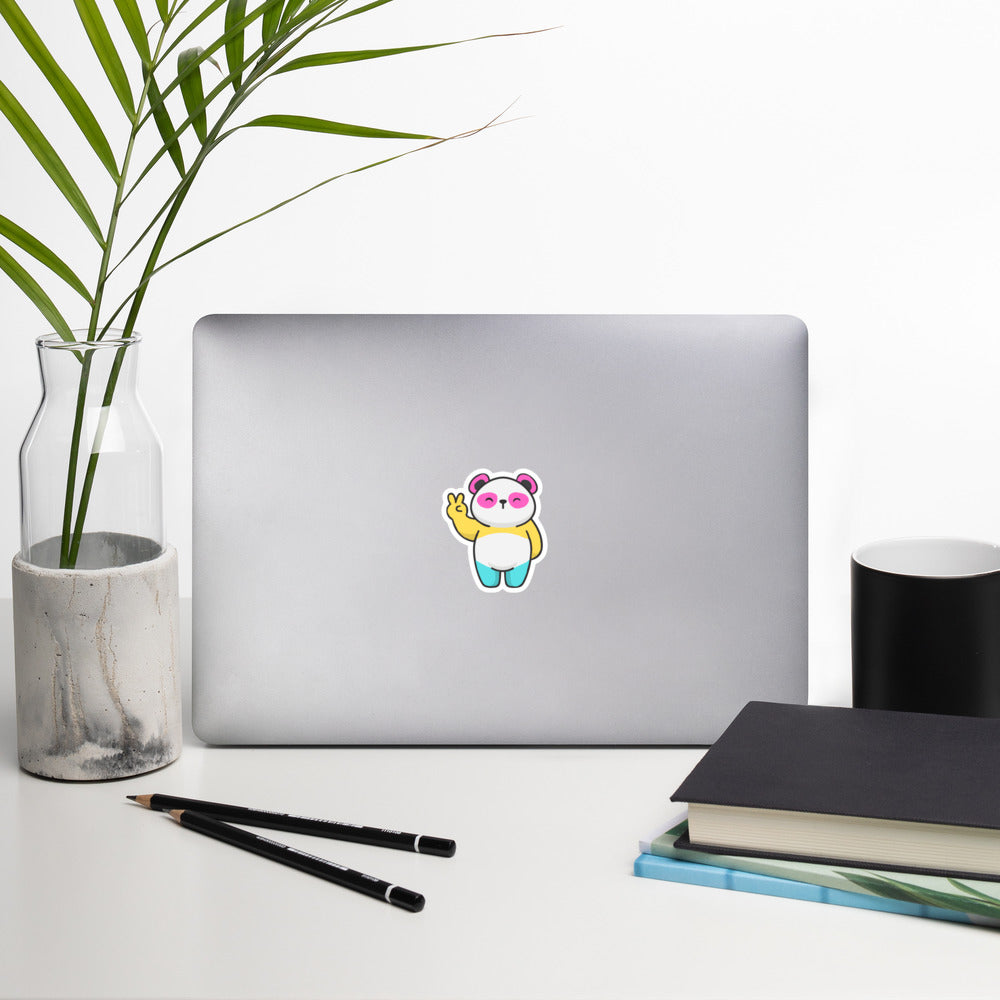 Peaceful Pan Panda Vinyl Sticker (Free Shipping!)