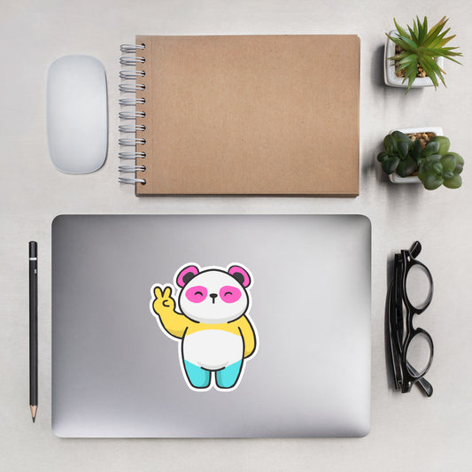 Peaceful Pan Panda Vinyl Sticker (Free Shipping!)