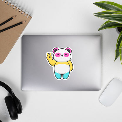 Peaceful Pan Panda Vinyl Sticker (Free Shipping!)