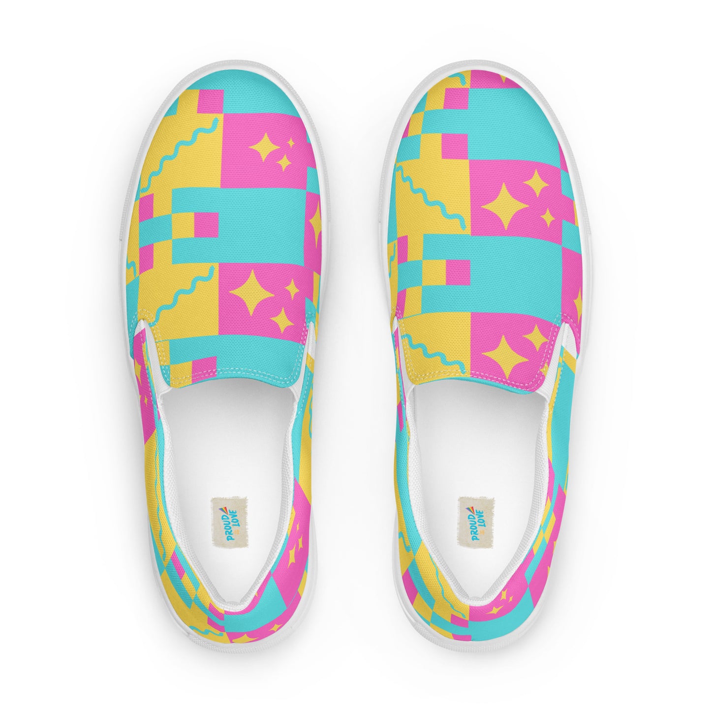 Pan Pride Shining Star slip-on canvas shoes (Free Shipping!)