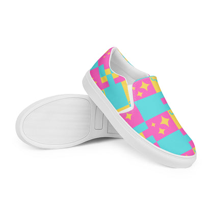 Pan Pride Shining Star slip-on canvas shoes (Free Shipping!)