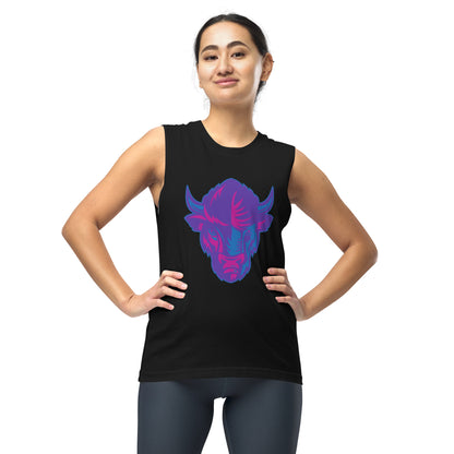 Subtle Bisexual Pride Bison Muscle Shirt (Free Shipping!)