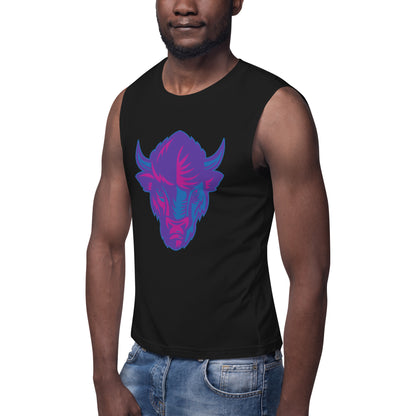 Subtle Bisexual Pride Bison Muscle Shirt (Free Shipping!)