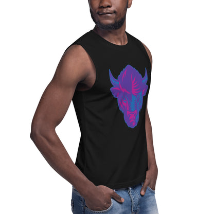 Subtle Bisexual Pride Bison Muscle Shirt (Free Shipping!)