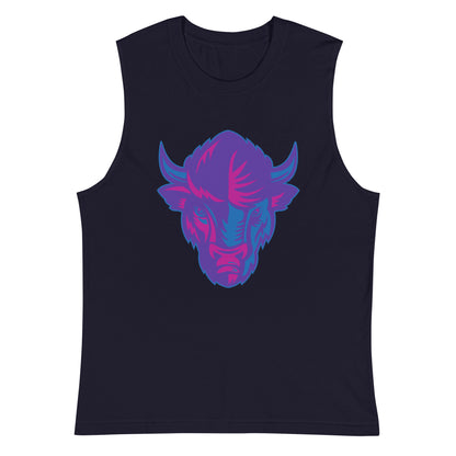 Subtle Bisexual Pride Bison Muscle Shirt (Free Shipping!)